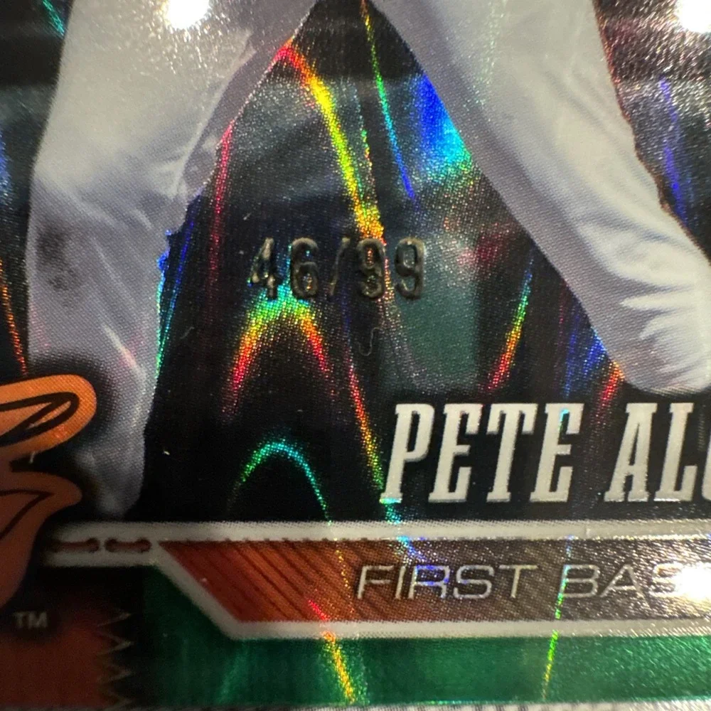 2026 Topps Chrome Pete Alonso #136 Green Refractor /99 Orioles